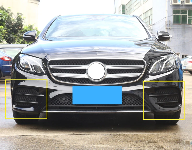 ABS пластик углеродное волокно цвет передняя противотуманная фара Накладка для