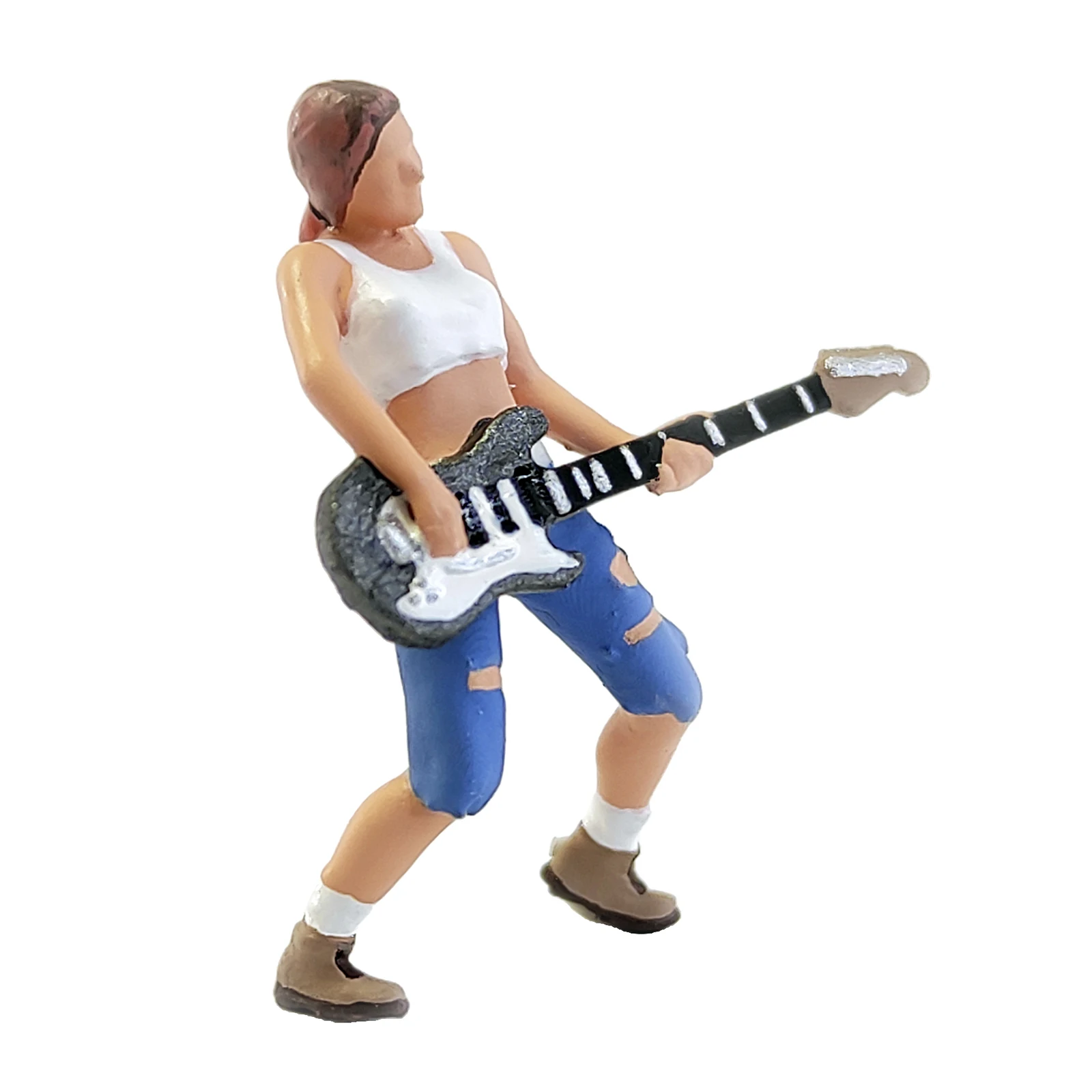 

1:64 Scale Hand Painted Miniature Model Women/Men Singer Figures Street Park Layout Diorama