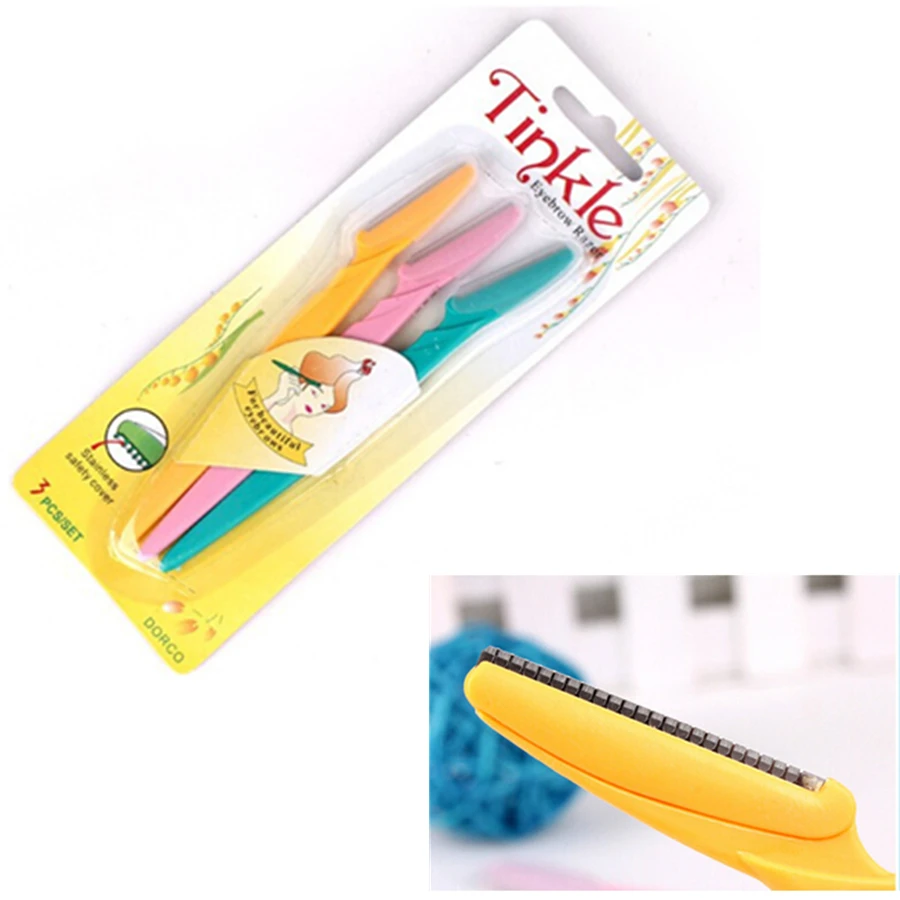 Ножницы для лица бровей бритва триммер формирователь лезвие нож удаления волос