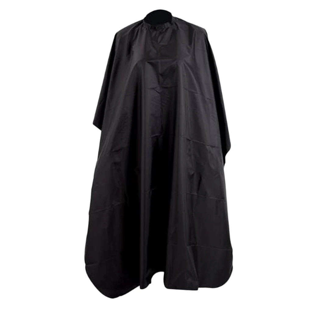 

Waterproof Hairdressing Salon Cape Barber Haircut Gown Cloth Washable Black