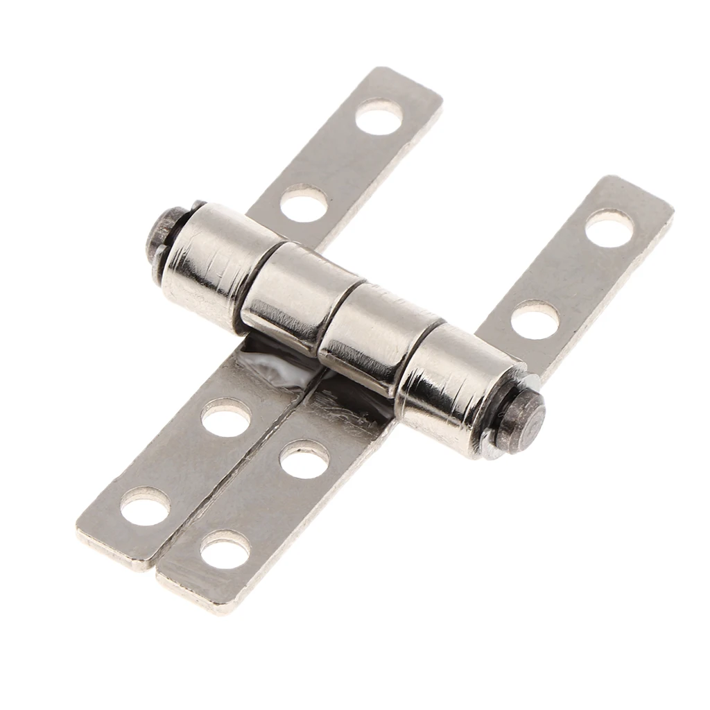 

Heavy Duty Friction Hinges - 8-Hole Type Silver Tone 1.24" Length