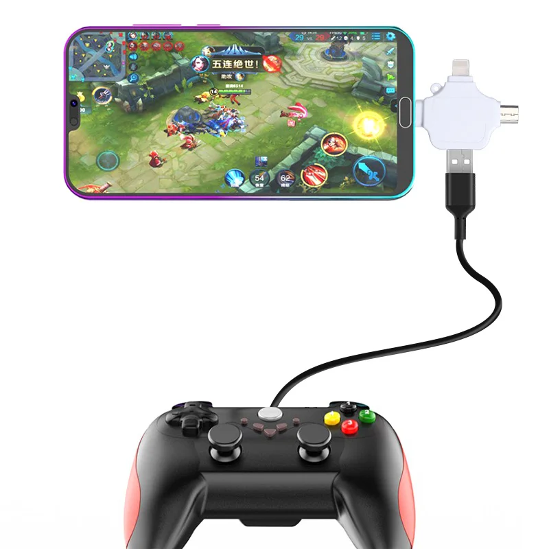 4в1 OTG USB адаптер для iPhone iPad IOS Android Type C 3 0 Micro Все в 1 кардридер подключение U