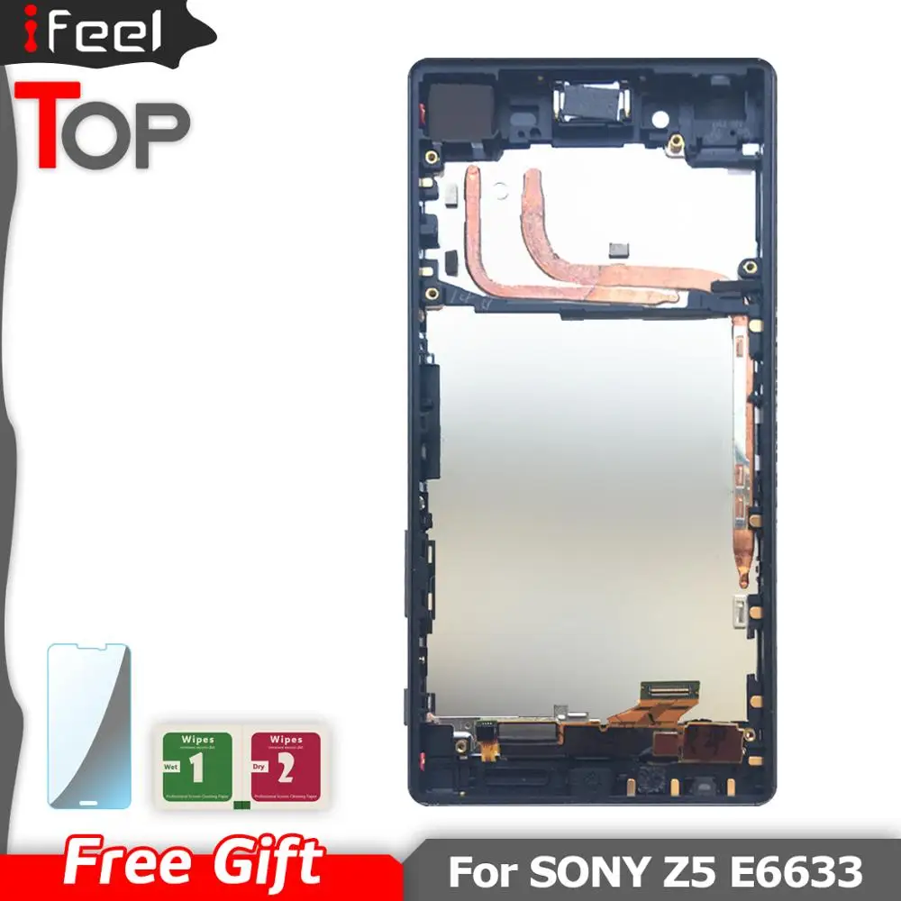 100% протестированный ЖК дисплей с сенсорным экраном дигитайзер рамкой для Sony Xperia