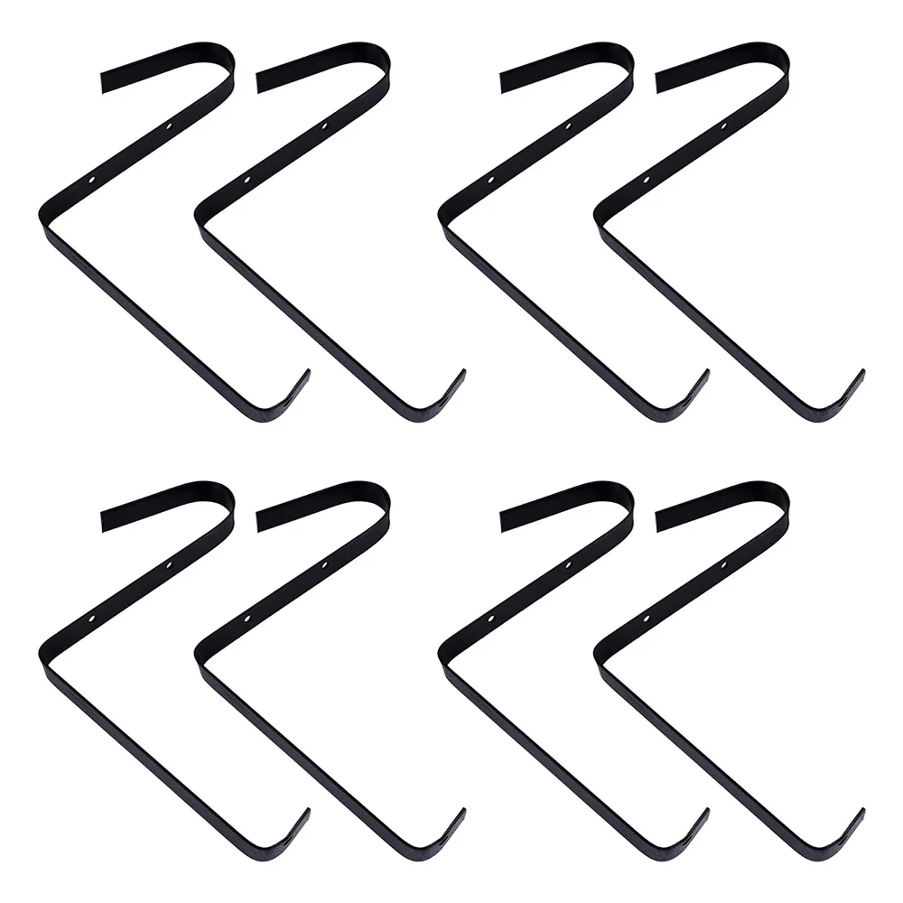 

4 pairs of Flower Boxes Bracket Creative Planter Hook Hanging Plant Brackets