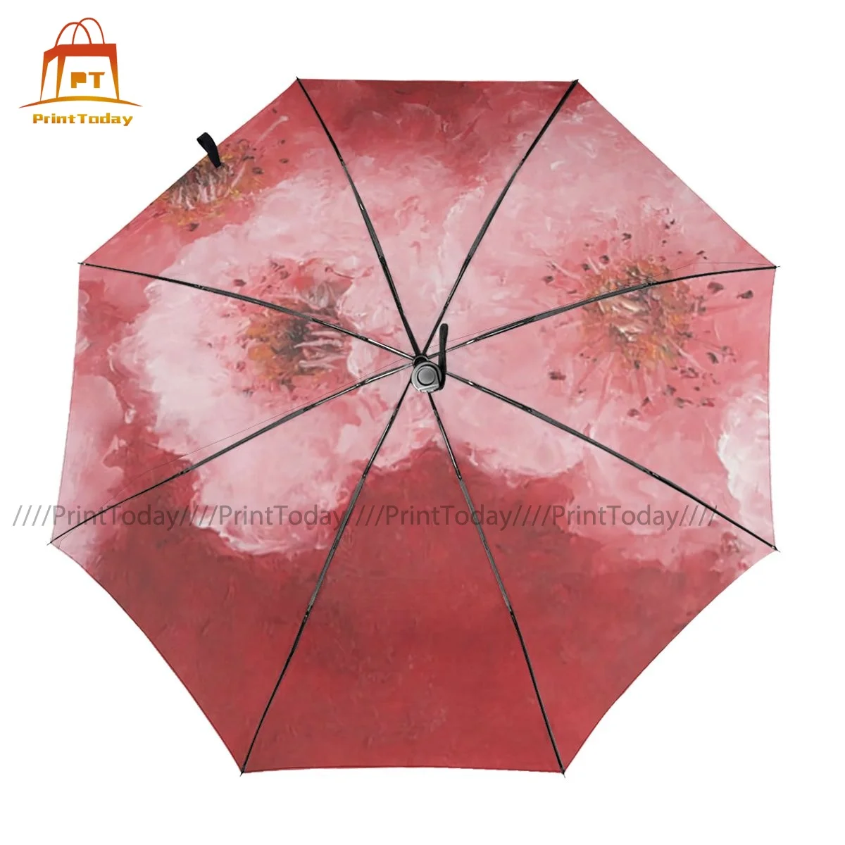 

Cherry Umbrella Wholesale Waterproof Umbrella Auto Painting Portable Outdoor Umbrella