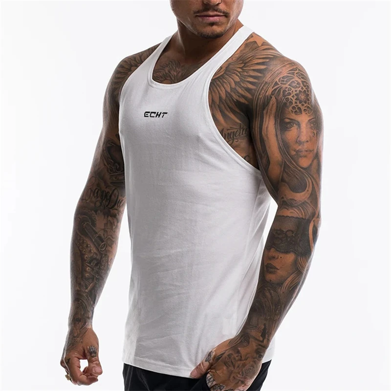 Мужская майка для фитнеса без рукавов занятий спортом | одежда