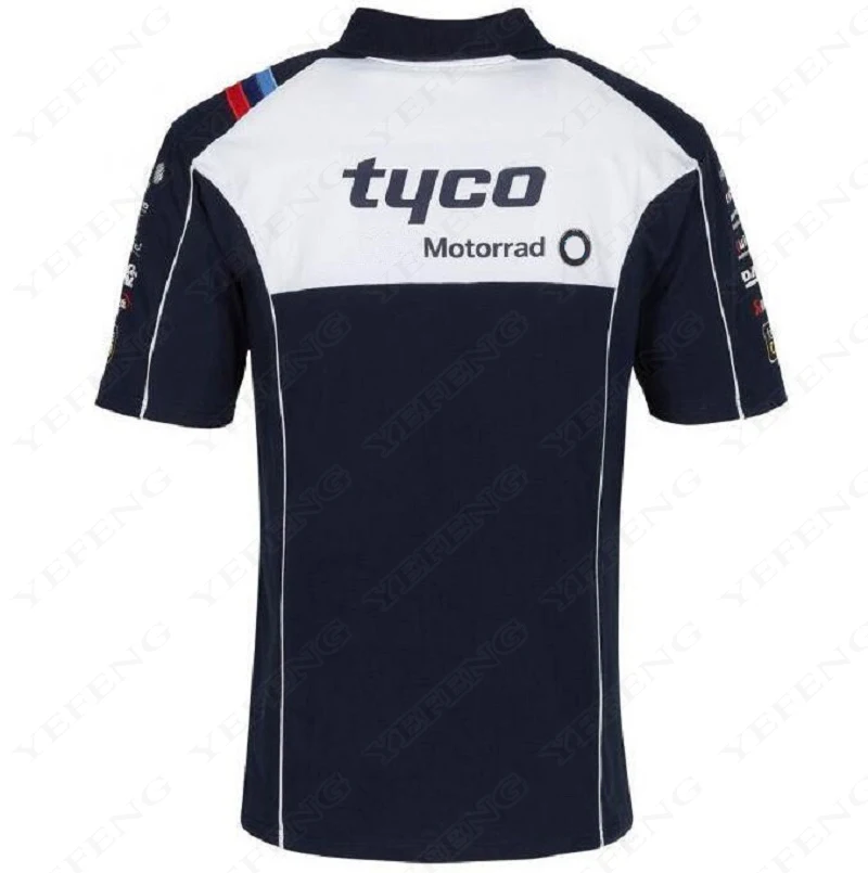 

New For Bmw Motorsport Team POLO T-Shirt Short Sleeve Jerseys Motorbike Motocross MX Dirt Bike Cycling