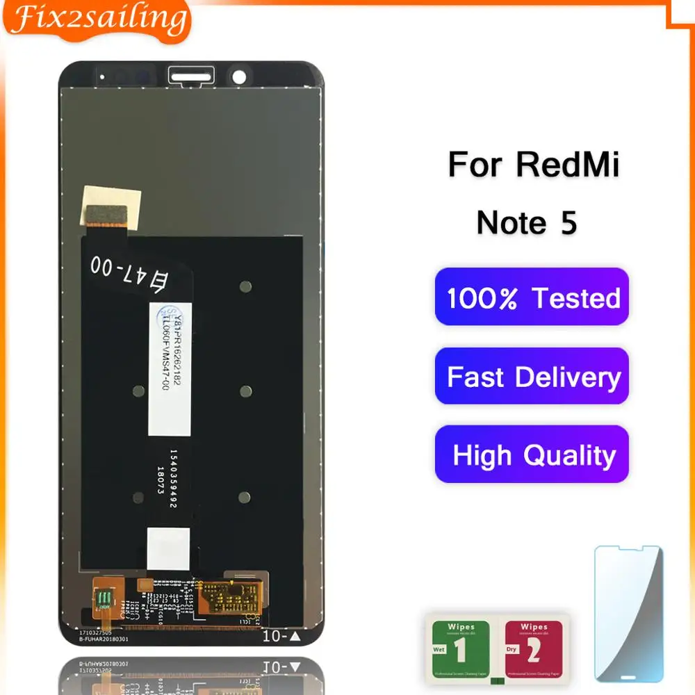 Для Xiaomi Redmi Note 5 ЖК дисплей сенсорный экран тест хороший дигитайзер сборка Замена