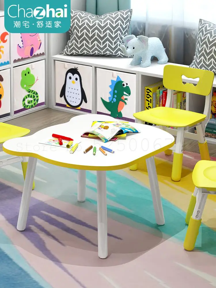 Домашний детский стол и стул сад детские письма рисунок обеденный учебный |