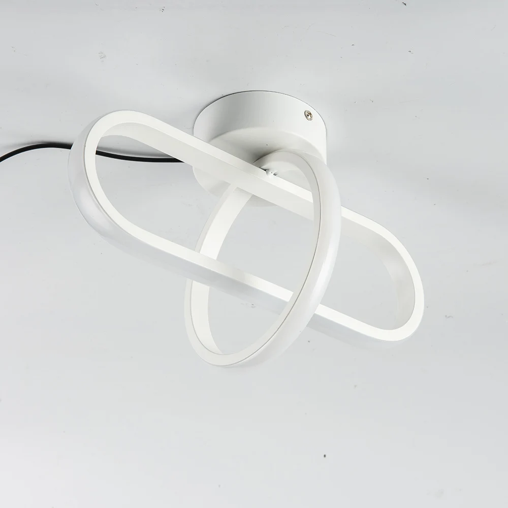 

Nordic bedroom ceiling lamp simple modern round room porch balcony kitchen lights aluminum ins wind Cloakroom ceiling light