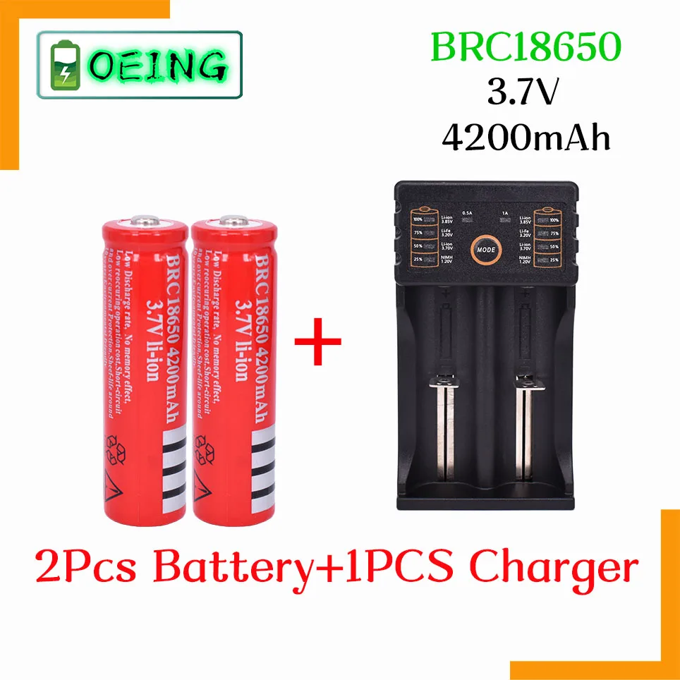 2021 оригинальный 18650 3 7 V 4200 mAh Литий Перезаряжаемые Батарея для GTL EvreFire фонарик