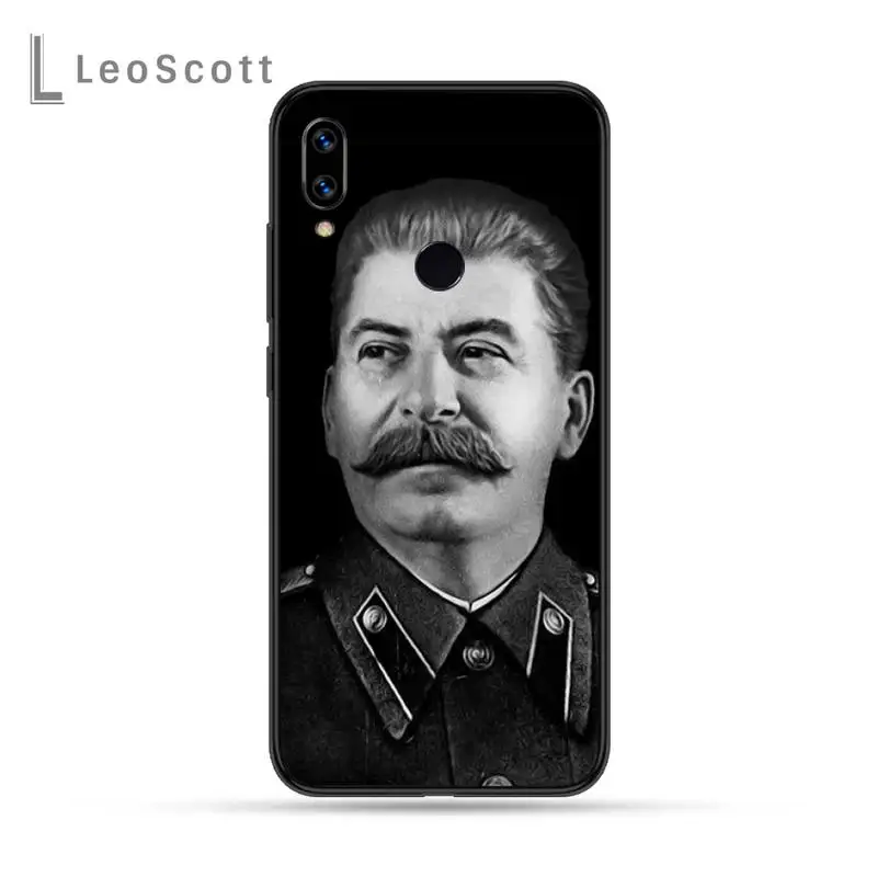 

Russian Commander Stalin Phone Cases For Xiaomi Redmi Note 4 4x 5 6 7 8 pro S2 PLUS 6A PRO