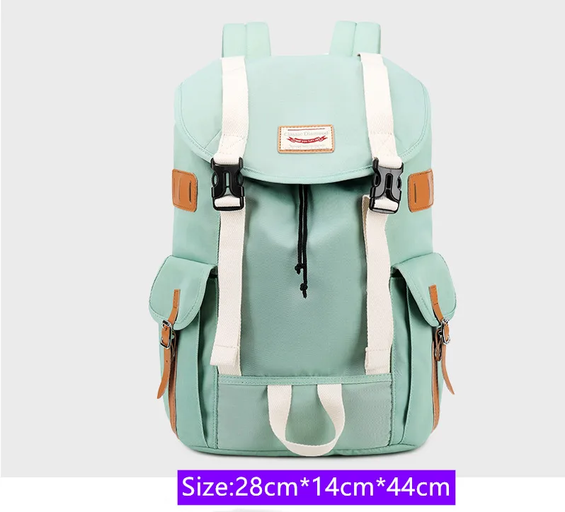 

Young Fashion Lady's Backpack Casual Female Large Capacity Shopping Bag School Bag Oxford Water-proof Travel Bag