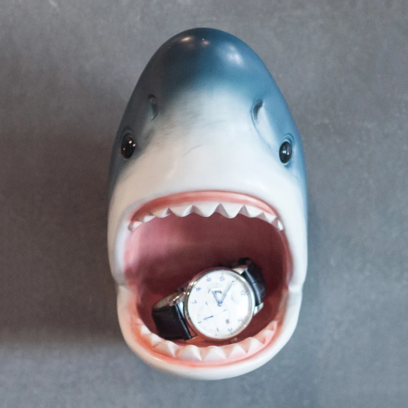 

Shark living room entrance wall decoration wall hanging key storage ornaments European style wall decoration wall hangings