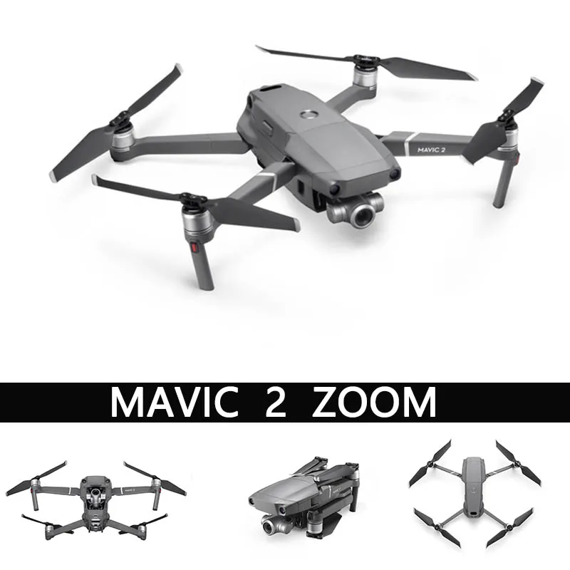 Дрон DJI Mavic 2 Zoom радиус 8км камера 4К HDR от Hasselblad с однодюймовым CMOS сенсором