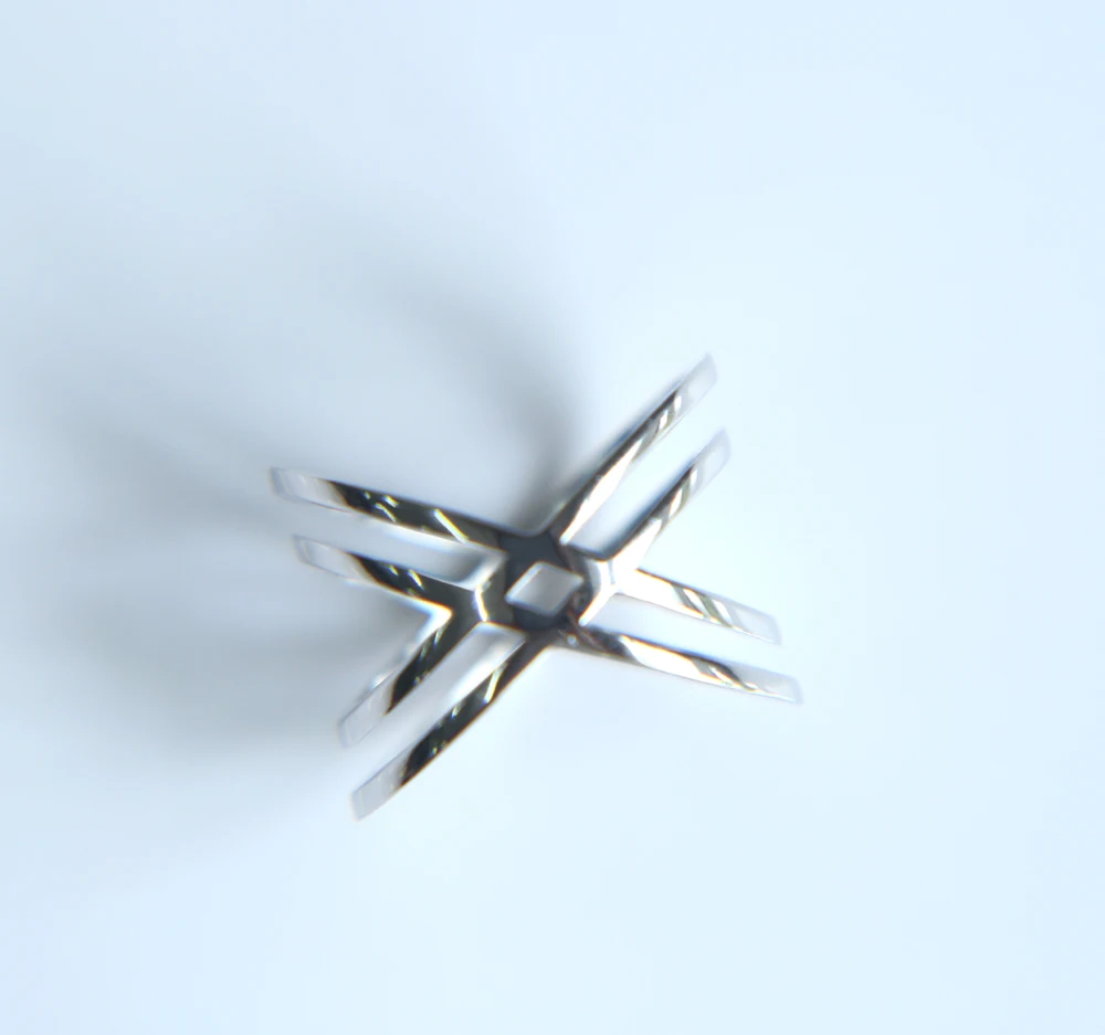 Женское кольцо из серебра 6 7 пробы с длинным пальцем|x ring|genuine 925 sterling silver925 silver |