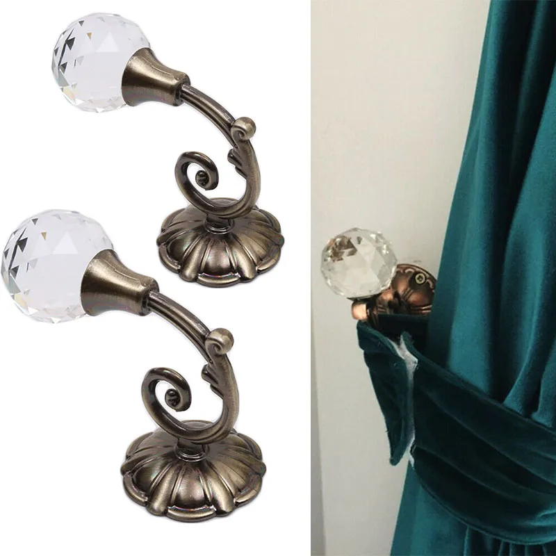 2 шт. настенная шторка на крючках Аксессуары Круглый Крючок Европейский Стиль