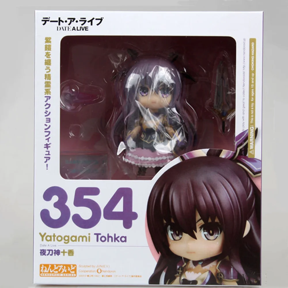 

Anime Figure DATE A LIVE Yatogami Tohka #354 Cute Girl Toys Action Figurine Model Brinquedos Collectible Decor Doll Figma 10cm