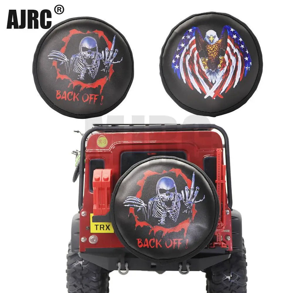 MJRCLeather крышка запасных шин для 1/10 RC Crawler Traxxas TRX 4 Bronco AXIAL SCX10 90046 RC4WD D90 D110|Детали и