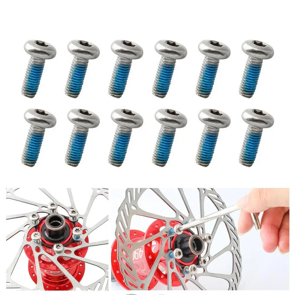 Болты Крепежные для велосипедного тормозного диска M5 12 шт. | Спорт и развлечения