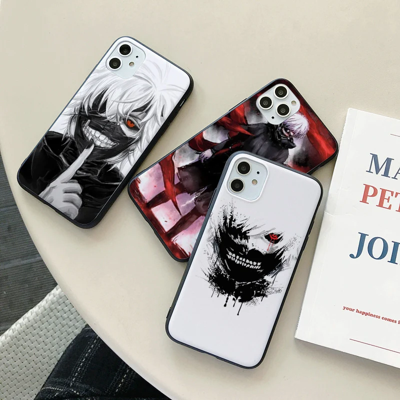 

phone case For iphone 6s xsmax X XS SE 2020 5S Japanese anime Tokyo Ghoul silicone Soft Back Case 11 pro max 7 8plus 6plus xr