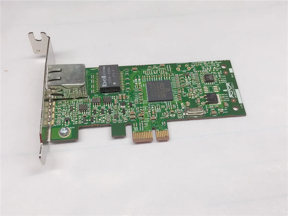 Для Dell 0YJ686 Single-Порты и разъёмы PCI-express Gigabit Ethernet сетевой карты Кронштейн LP |