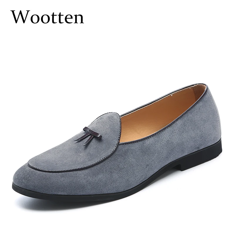 37-48 loafers men luxury fashion classic Brand Plus Size Breathable elegant Comfortable casual shoes #203 | Обувь