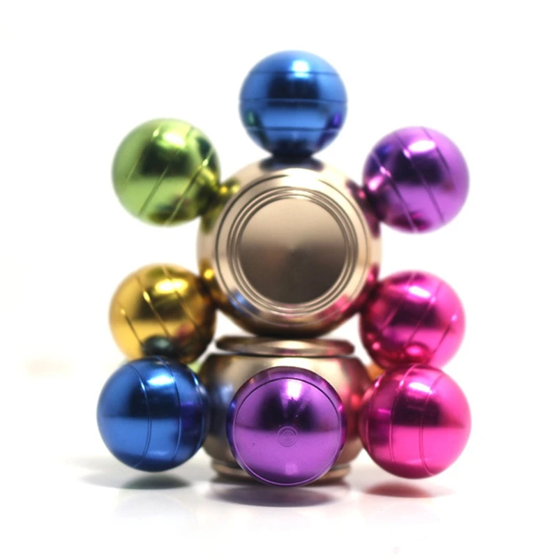 

Colorful Detachable Finger Fidget Spinner Spinning Stress Relief Toy Adults Kids