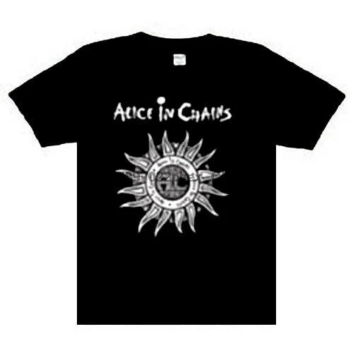 Alice In Chain Sun Logo Music футболка в стиле панк рок S XXL NEW|Мужские футболки| |