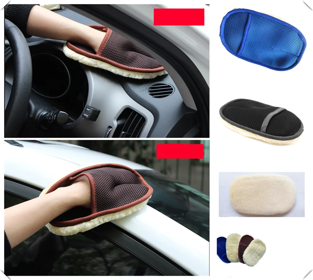 Для чистки салона автомобиля жидкостью под Перчатки мотоцикл уход воском