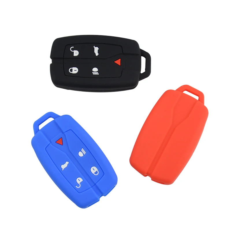 Мягкий силиконовый чехол для ключей от машины OkeyTech Land Rover Freelander 2 5 кнопок |