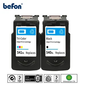 befon compatible pg540 cl541 ink cartridge for pixma mx374 mx375 mx395 mg3155 mg3200 mg3250 mg3255 mg2150 mg2250 mg3150 mg3650 free global shipping