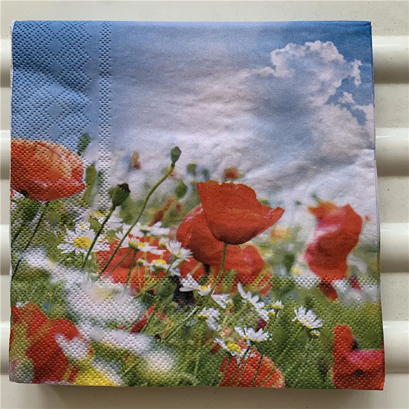 Декупажная бумажная салфетка элегантные тканевые салфетки винтажное полотенце