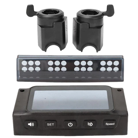 Крышка ЖК-монитора для скутера KUGOO S1 S2 S3 8 дюймов с ручкой акселератора и светодиодной лампой - изображение