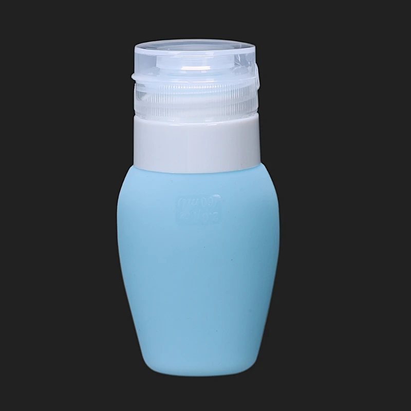 Силиконовая бутылка пресс для шампуня геля душа 60 мл|Многоразовые бутылки| |