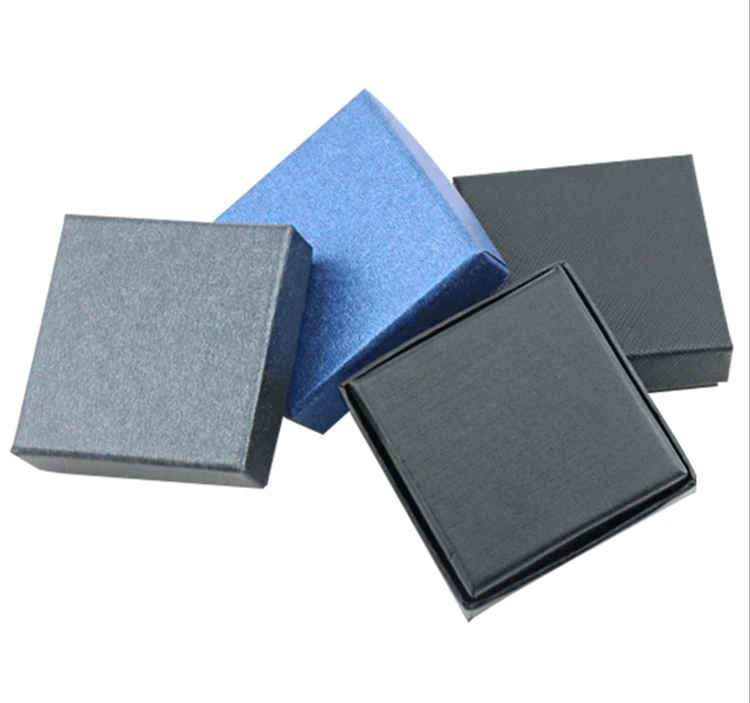 Wholesale 100 pieces of cardboard jewelry set gift box ring necklace bracelet earrings with a sponge rectangle | Дом и сад