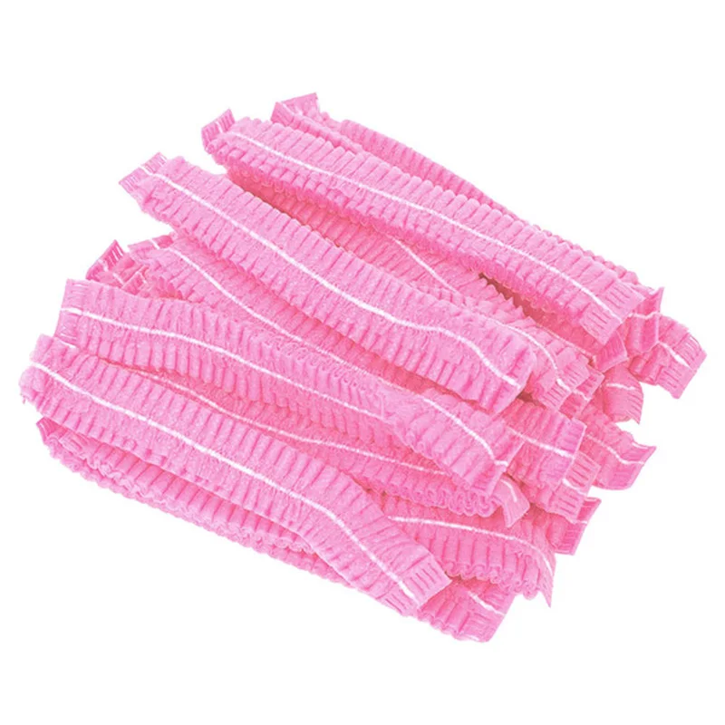 Шапочка для душа Одноразовая Нетканая со складками от пыли мужчин и женщин