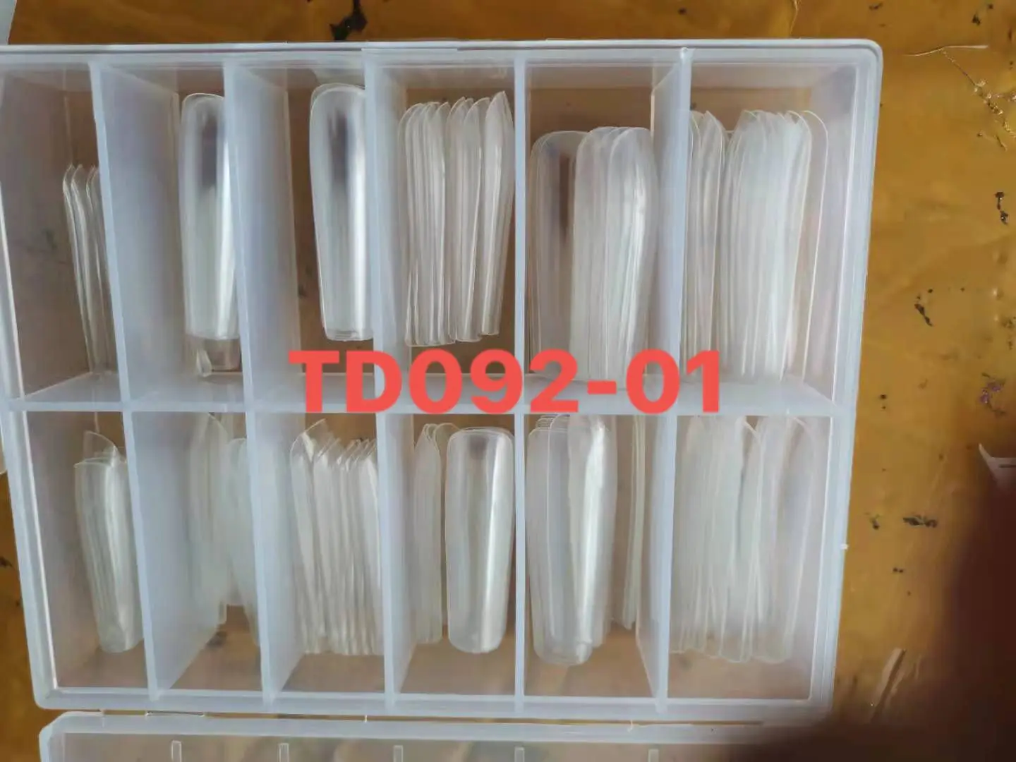 120pcs/Box XXL Square Nail Tips Full Cover Press On Nails Extra Long Clear/Natural Straight Manicure Tools Fake Nails Tips K-27