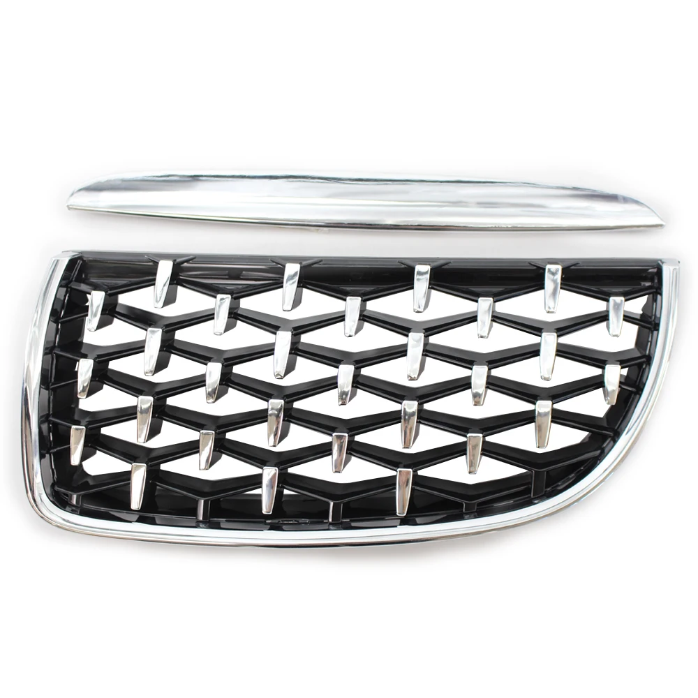 Пара для BMW E90 E91 3 серии 320i 323i 325i 328i 330i 2005 2012 Алмазная решетка метеорный стиль