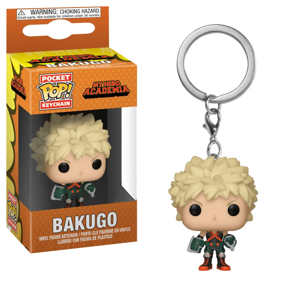Bakugo Funko Pop HP7 Харри Хедвиг Фокс брелок игрушки дисней Олаф Анна Эльза фигурка принцессы брелок Подвески Игрушки Южная парк Кенни - Цвет: Bakugo