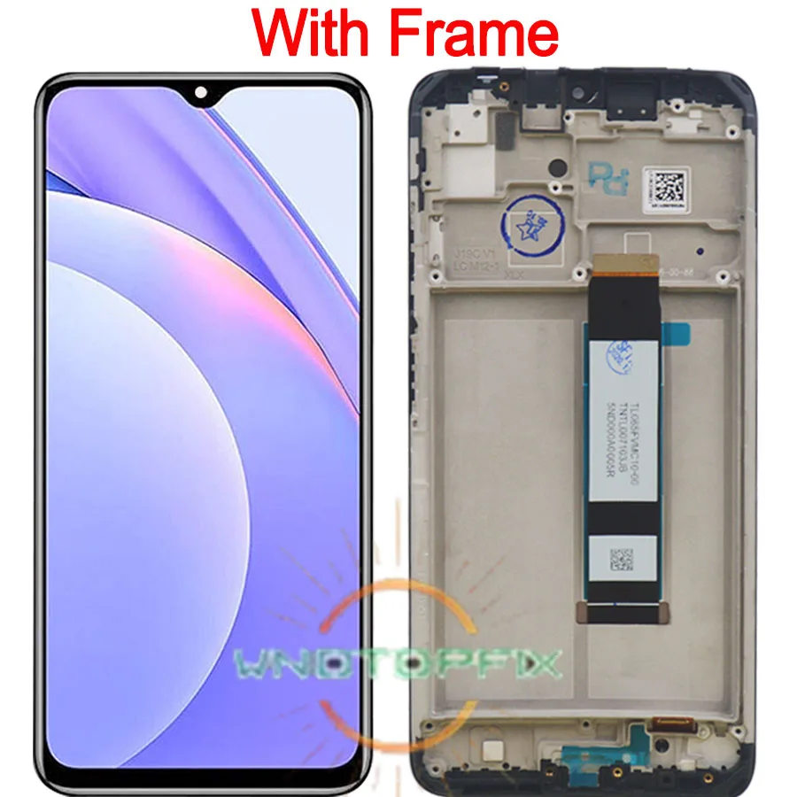 6 53 &quotОригинальный ЖК экран для Xiaomi Poco M3 + сенсорная панель дигитайзер Рамка M2 LCD