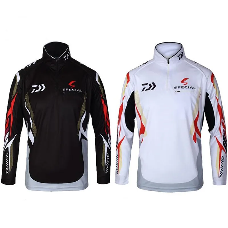 

2021 Daiwa Fishing Shirts Outdoor Clothing UV Protection Moisture Wicking Breathable Long Sleeve Fishing Shirt Camisas Pesca
