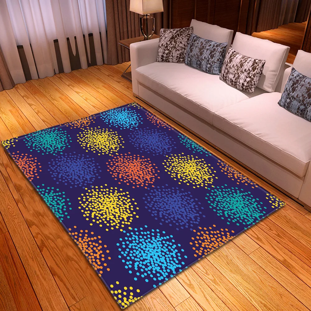 Декоративный коврик для детской комнаты нескользящий ковер с абстрактным