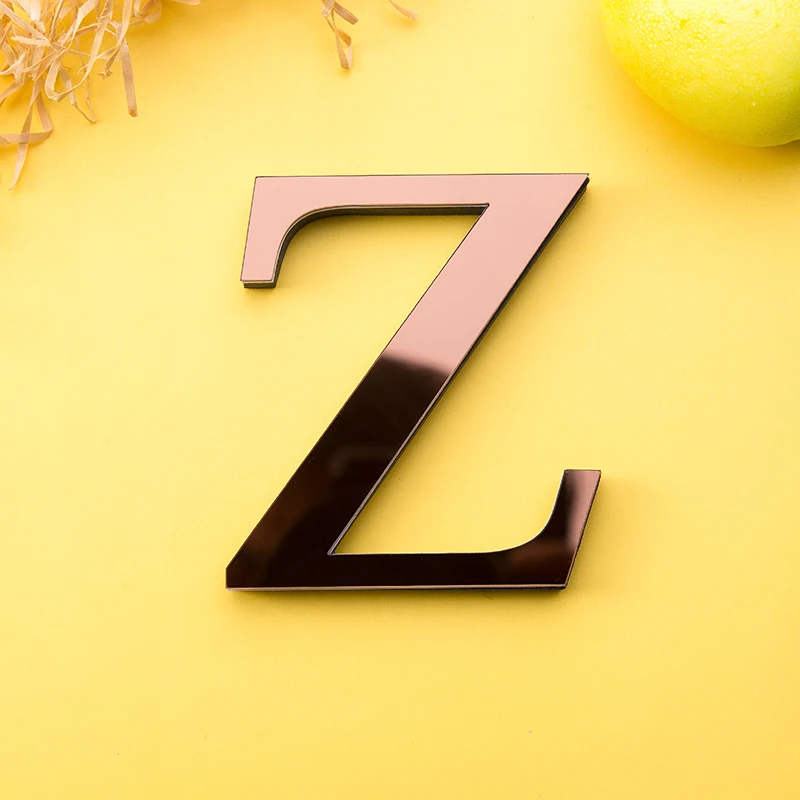 

Зеркальные акриловые буквы 3D