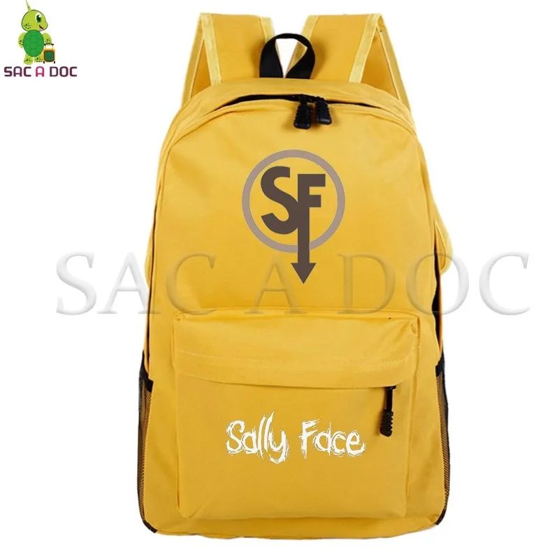 16 Повседневный Рюкзак Sally Face, рюкзак для ноутбука, школьные сумки для подростков мальчиков и девочек, повседневные Рюкзаки, рюкзак для путешествий - Цвет: 16