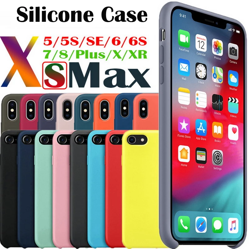 Чехол для телефона iphone 6S 7 8 Plus чехол без логотипа Официальный Оригинальный