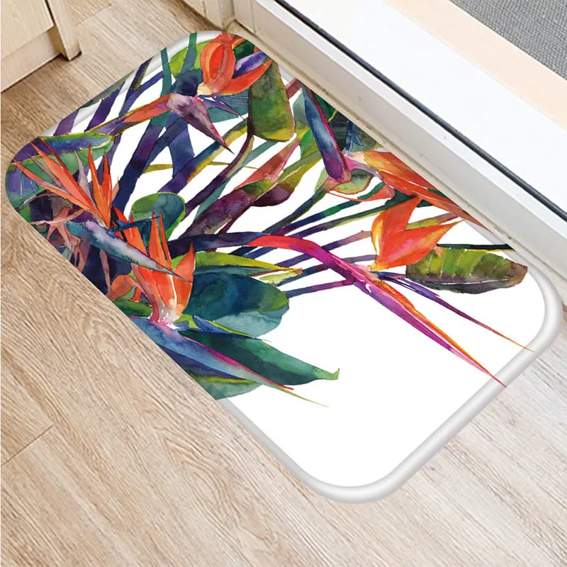 Кактус тропический коврик Monstera для кухни в прихожей пасторальный Стиль Открытый