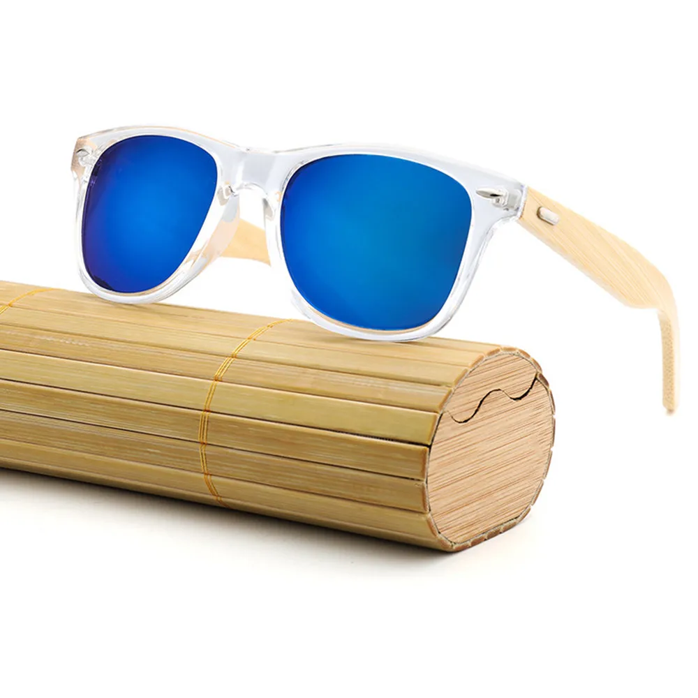 Солнцезащитные очки с бамбуковой пленкой для мужчин и женщин классические
