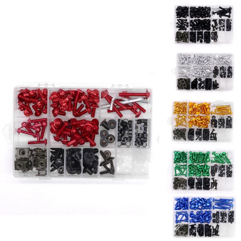 

195PCS Motorcycle Fairing Bolts Screw Kit for Ducati 1199 1098 899 848 EVO Panigale Corse Supersport 1000