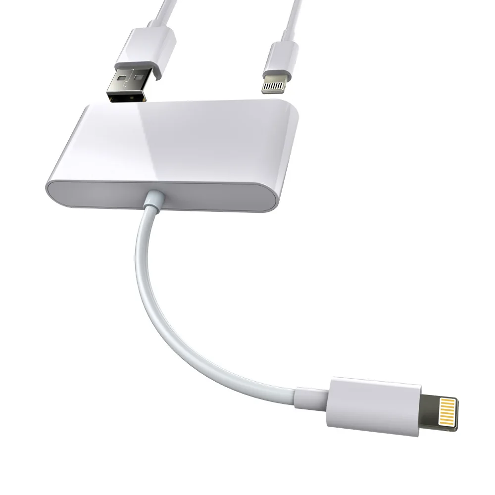 Четыре-в-одном для мобильного телефона USB2.0 кард-ридер подходит для Камера планшет устройство для считывания с tf-карт с зарядным устройством
